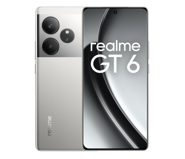 REALME GT 6 12/256GB Srebrny - 1258511 - zdjęcie